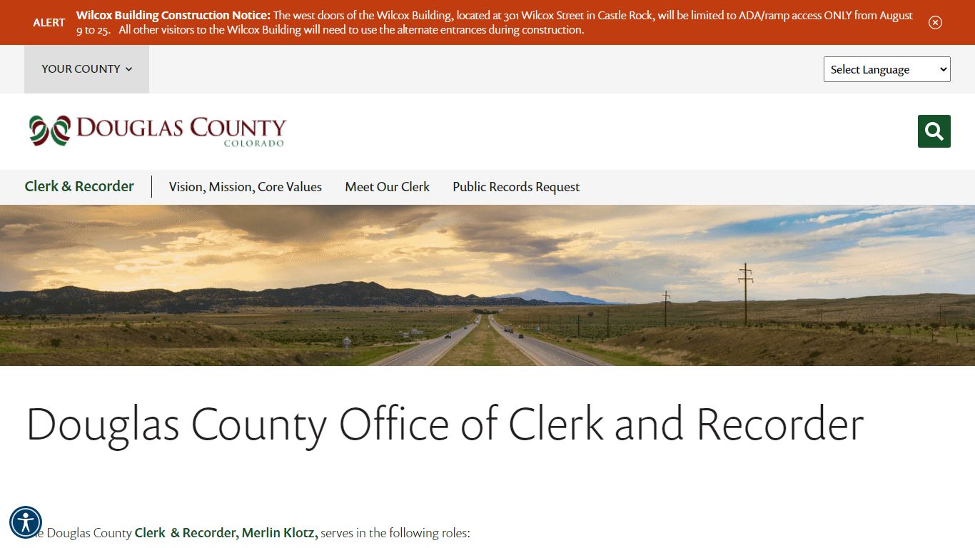 Douglas County Office of Clerk and Recorder