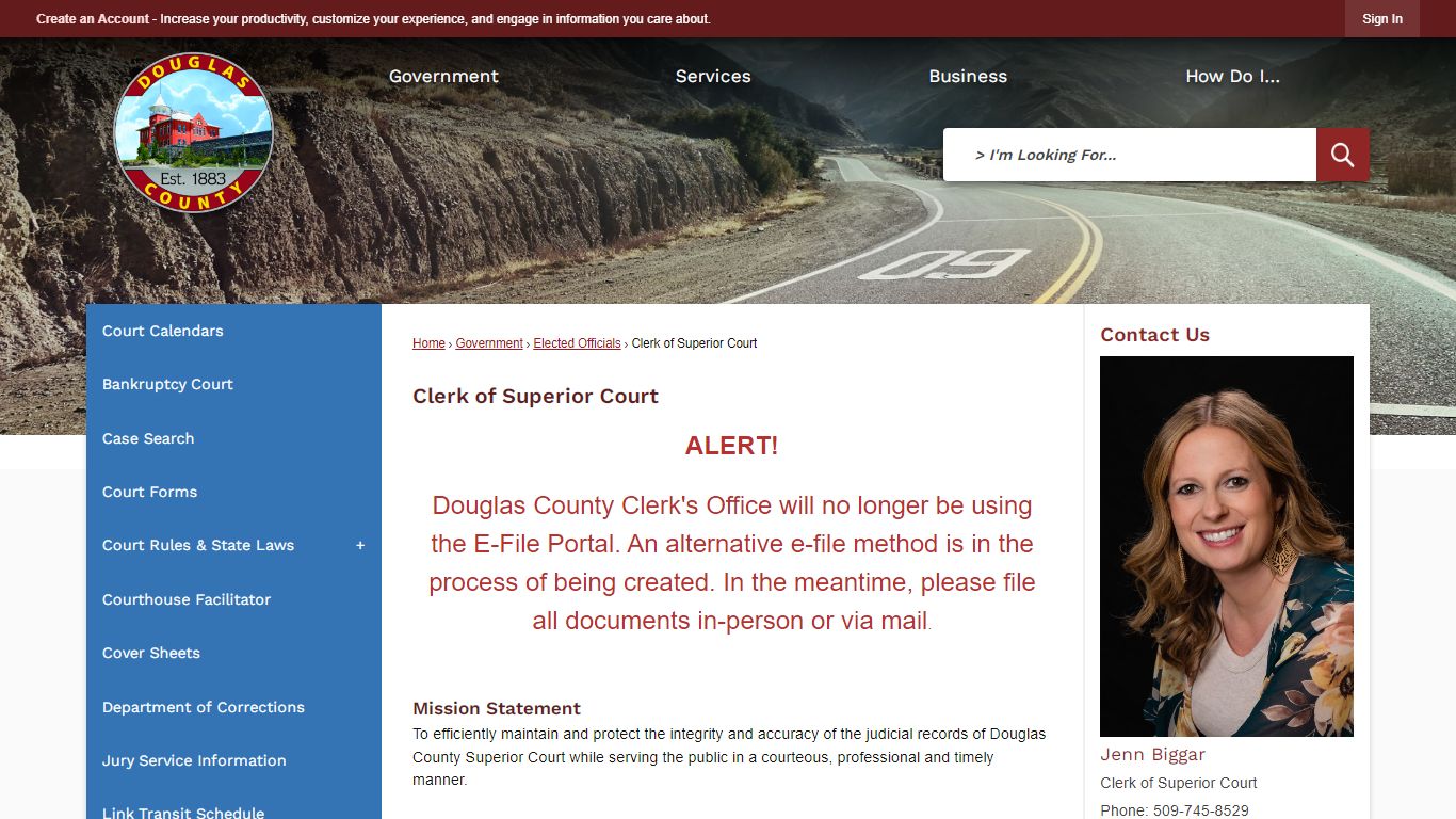 Clerk of Superior Court | Douglas County, WA